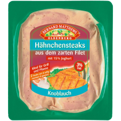 Bernard Matthews Hähnchensteaks Joghurt Knoblauch