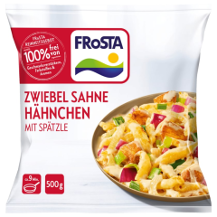 Frosta Zwiebel Sahne Hähnchen mit Spätzle