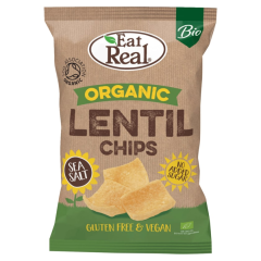 Eat Real Bio Organic Lentil Chips Sea Salt