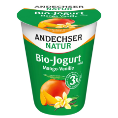 Andechser Natur Bio-Jogurt mild Mango-Vanille