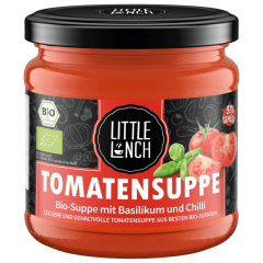 Little Lunch Bio Tomatensuppe mit Chili & Basilikum