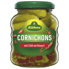 Kühne Cornichons scharf