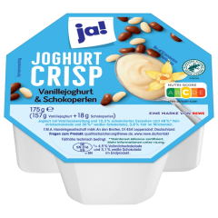 ja! Joghurt Crisp Vanillejoghurt & Schokoperlen