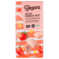 Veganz Bio Weiße Rice Choc Erdbeer-Crisp vegan