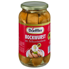 Dörffler Bockwurst im Schweinedarm 540g,