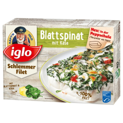 Iglo Schlemmerfilet Blattspinat Käse