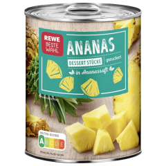 REWE Beste Wahl Ananas Dessertstücke gezuckert