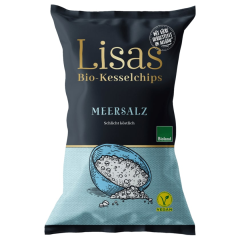 Lisa's Bio-Kesselchips Meersalz vegan