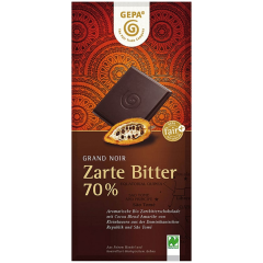 Gepa Bio Schokolade Zarte Bitter 70%