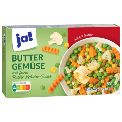 ja! Buttergemüse mit feiner Butter-Kräuter-Sauce