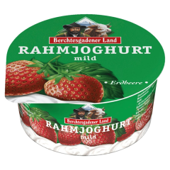 Berchtesgadener Land Rahmjoghurt mild Erdbeere