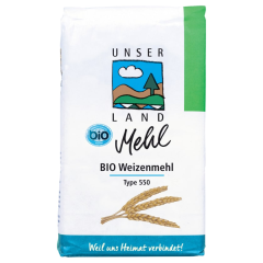 Unser Land Bio Weizenmehl Type 550