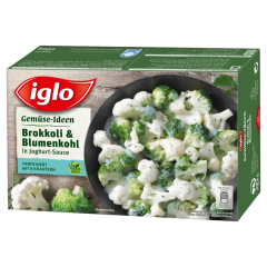 Iglo Gemüse Ideen Brokkoli & Blumenkohl in Joghurt-Sauce