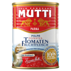 Mutti Tomatenfruchtfleisch mit Knoblauch