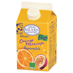 Upländer Bio Buttermilch Orange Maracuja