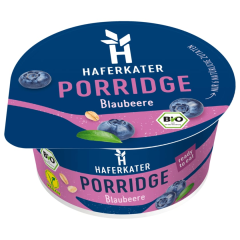 Haferkater Bio Porridge Blaubeere vegan