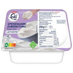 REWE frei von Speisequarkzubereitung Magerstufe laktosefrei