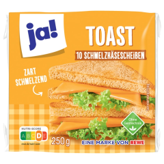 ja! Schmelzkäse Toast