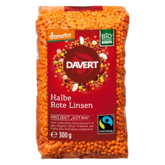 Davert Bio demeter Halbe Rote Linsen