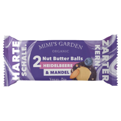 Mimi's Garden Bio Nut Butter Balls Heidelbeere & Mandel vegan