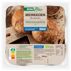 REWE Bio Mehrkorn Landbrötchen