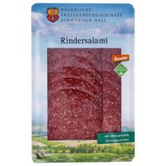 Bäuerliche Erzeugergemeinschaft Schwäbisch Hall Bio demeter Rindersalami