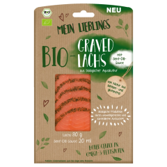 Mein Lieblings Bio Graved Lachs mit Senf-Dill-Sauce