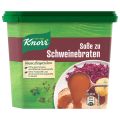 Knorr Soße zu Schweinebraten