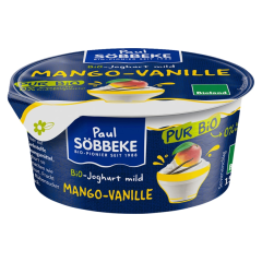 Paul Söbbeke Bio-Joghurt mild Mango-Vanille