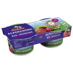 Berchtesgadener Land Bio-Joghurt Alpenzwerg Bunte Beeren