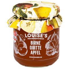 Louise's Fruchtaufstrich Birne Quitte Apfel