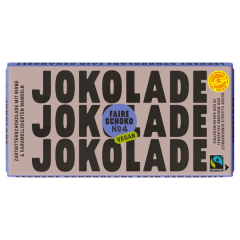 JOKOLADE N°4 Dunkle Schokolade Birne und Mandel vegan