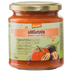 Naturata Bio demeter Tomatensugo mit gegrillter Aubergine