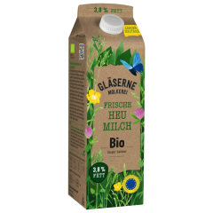 Gläserne Molkerei Bio Frische Heu Milch 3,8%