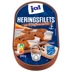 ja! Heringsfilets in Pfeffercreme MSC