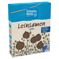 Schapfen Mühle Leinsamen ganz