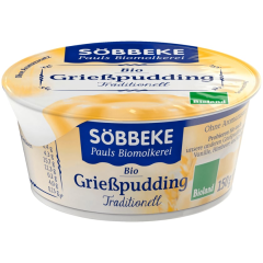 Söbbeke Pauls Biomolkerei Bio Grießpudding Traditionell