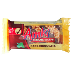 Amki Sesame Snaps Dark Chocolate glutenfrei