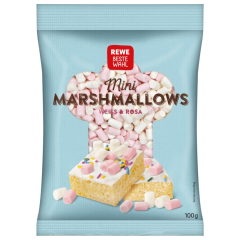 REWE Beste Wahl Mini Marshmallows Weiss & Rosa