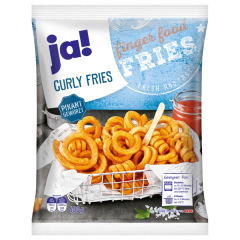 ja! Curly Fries pikant gewürzt