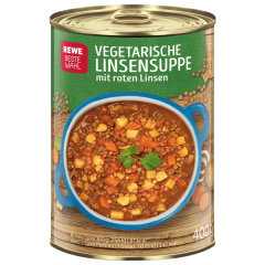 REWE Beste Wahl Vegetarische Linsensuppe