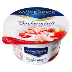 Mövenpick Birchermüesli Erdbeer-Rhabarber