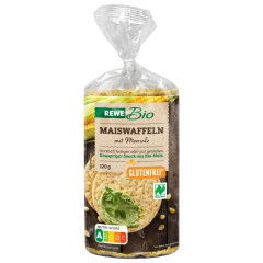 REWE Bio Maiswaffeln mit Meersalz