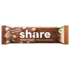 share Bio Haferriegel Kakao & Haselnuss