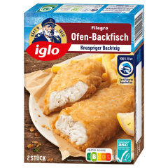 Iglo Filegro traditioneller Ofen-Backfisch