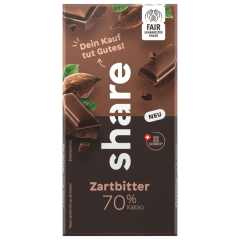 share Schokolade Zartbitter 70% Kakao