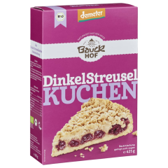 Bauckhof Bio Dinkel Streuselkuchen