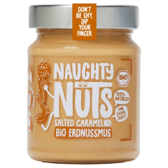 Naughty Nuts Bio Erdnussmus Salted Caramel