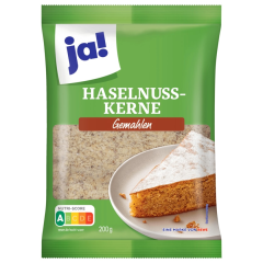 ja! Haselnusskerne gemahlen