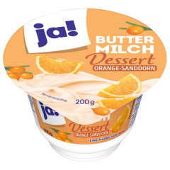 ja! Buttermilch Dessert Orange-Sanddorn